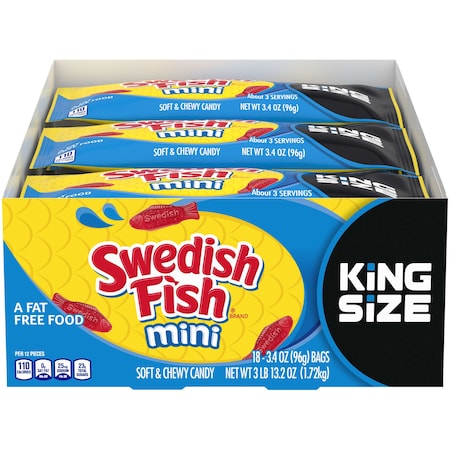Swedish Fish Swedish Fish Soft Candy, PK144 199